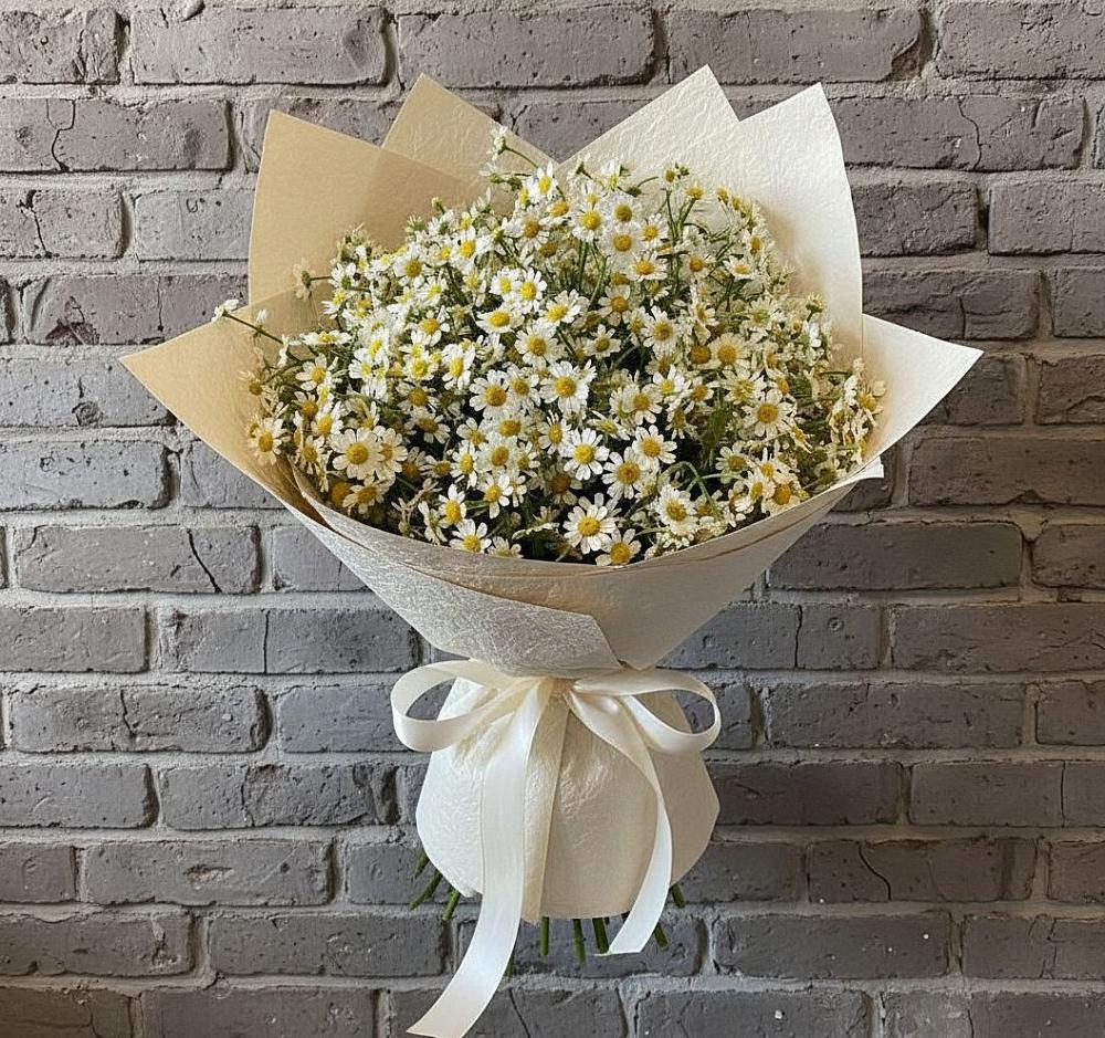Букет цветов из: Ромашки в Кривошеино