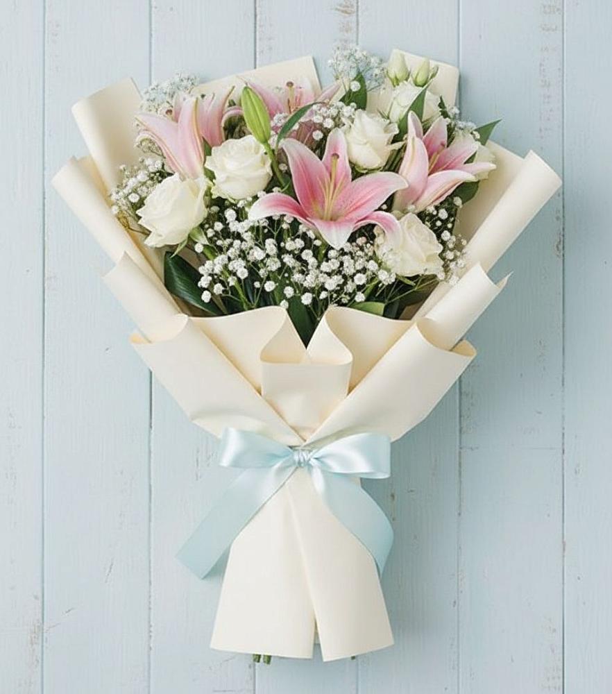 Букет цветов из: Лилии в Кривошеино