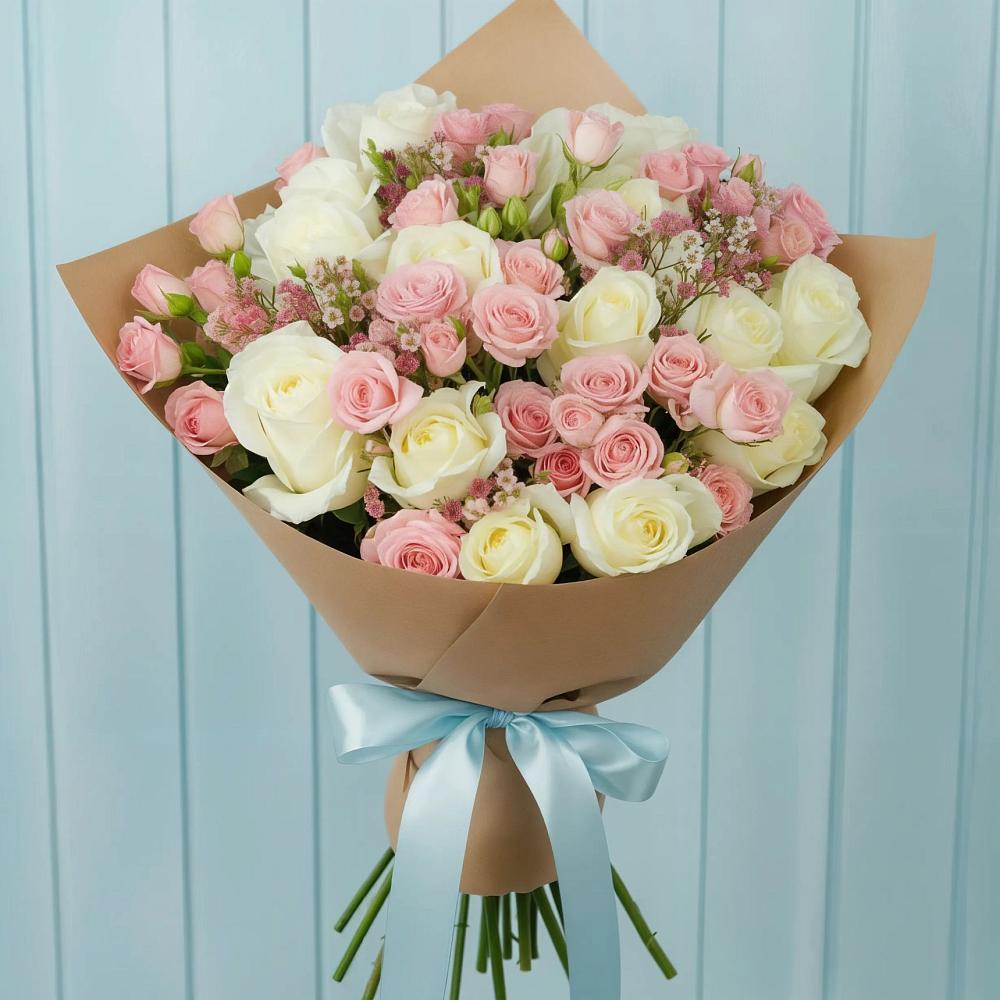 Букет цветов из: Розы в Кривошеино