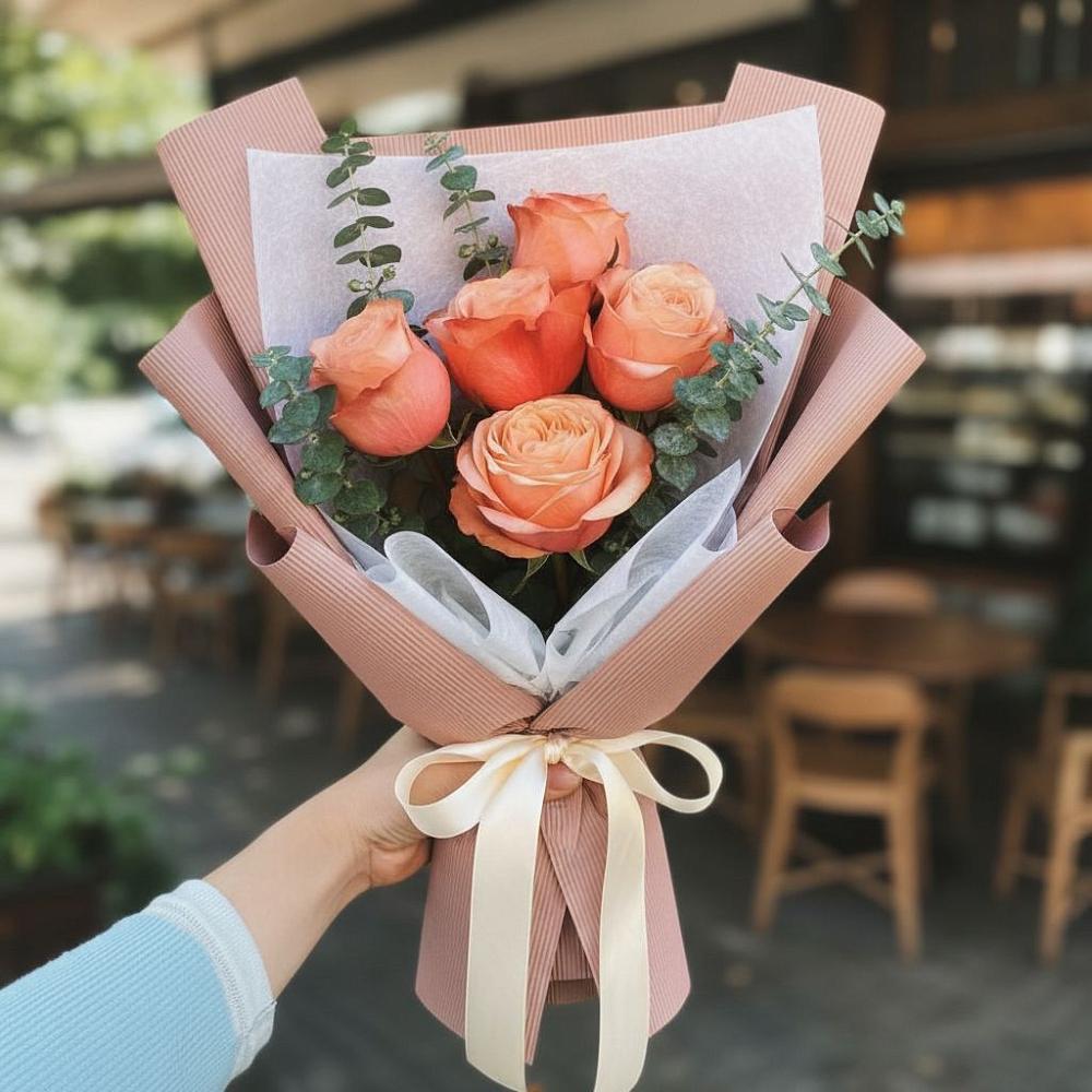 Букет цветов из: Розы в Кривошеино