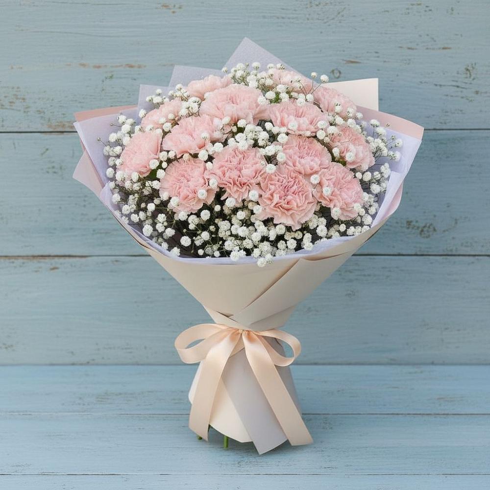 Букет цветов из: Гвоздики в Кривошеино