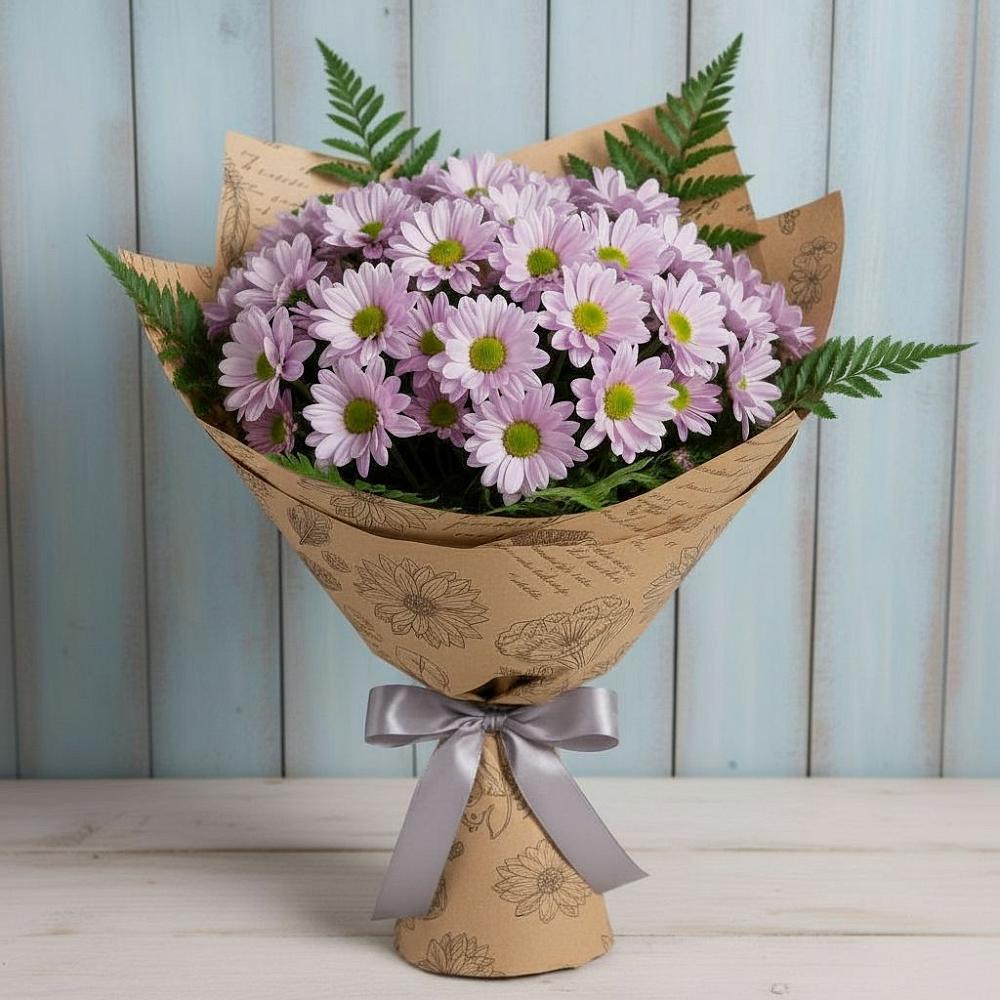Букет цветов из: Хризантемы в Кривошеино