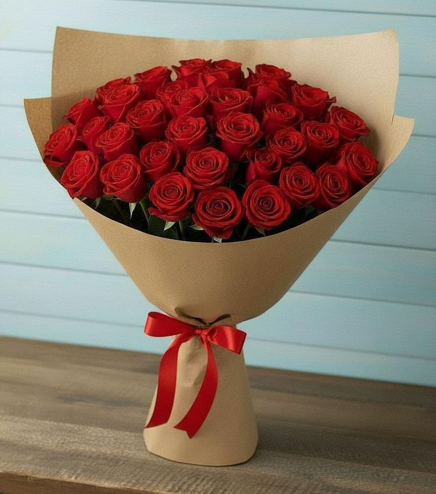 Букет Красные розы Милано в Кривошеино