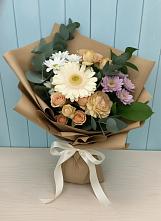 Букет цветов из:  Герберы и Хризантемы в Кривошеино