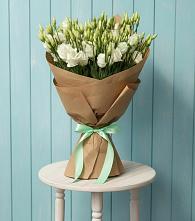 Букет цветов из:  Лизиантусы в Кривошеино