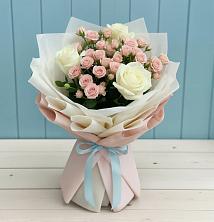 Букет цветов из:  Розы в Кривошеино