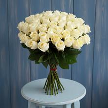 Букет 51 Белая роза Эдлесс Лав #REPLACE_PRED# Кривошеино