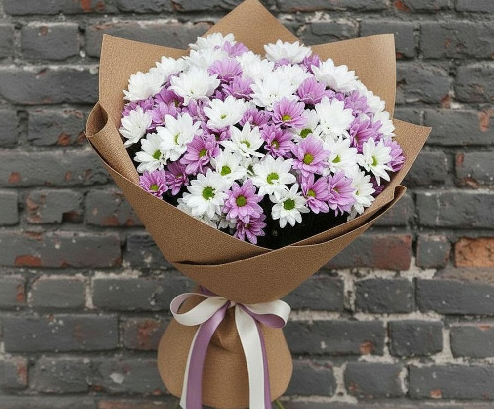 Букет цветов из: Хризантемы в Кривошеино