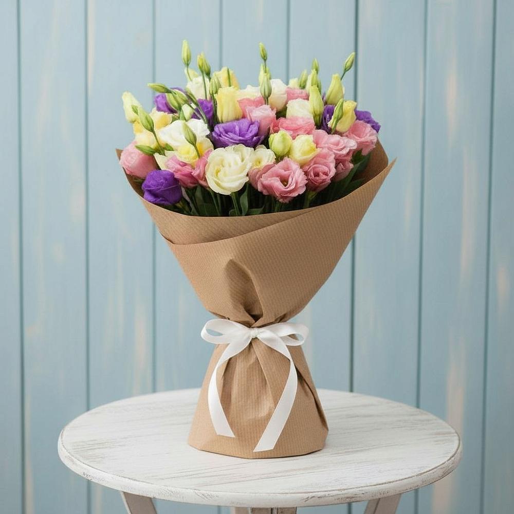 Букет цветов из: Лизиантусы в Кривошеино