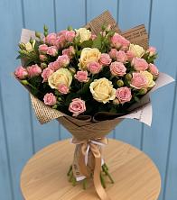 Букет цветов из:  Розы в Кривошеино