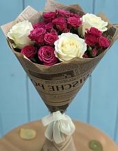 Букет цветов из:  Розы в Кривошеино