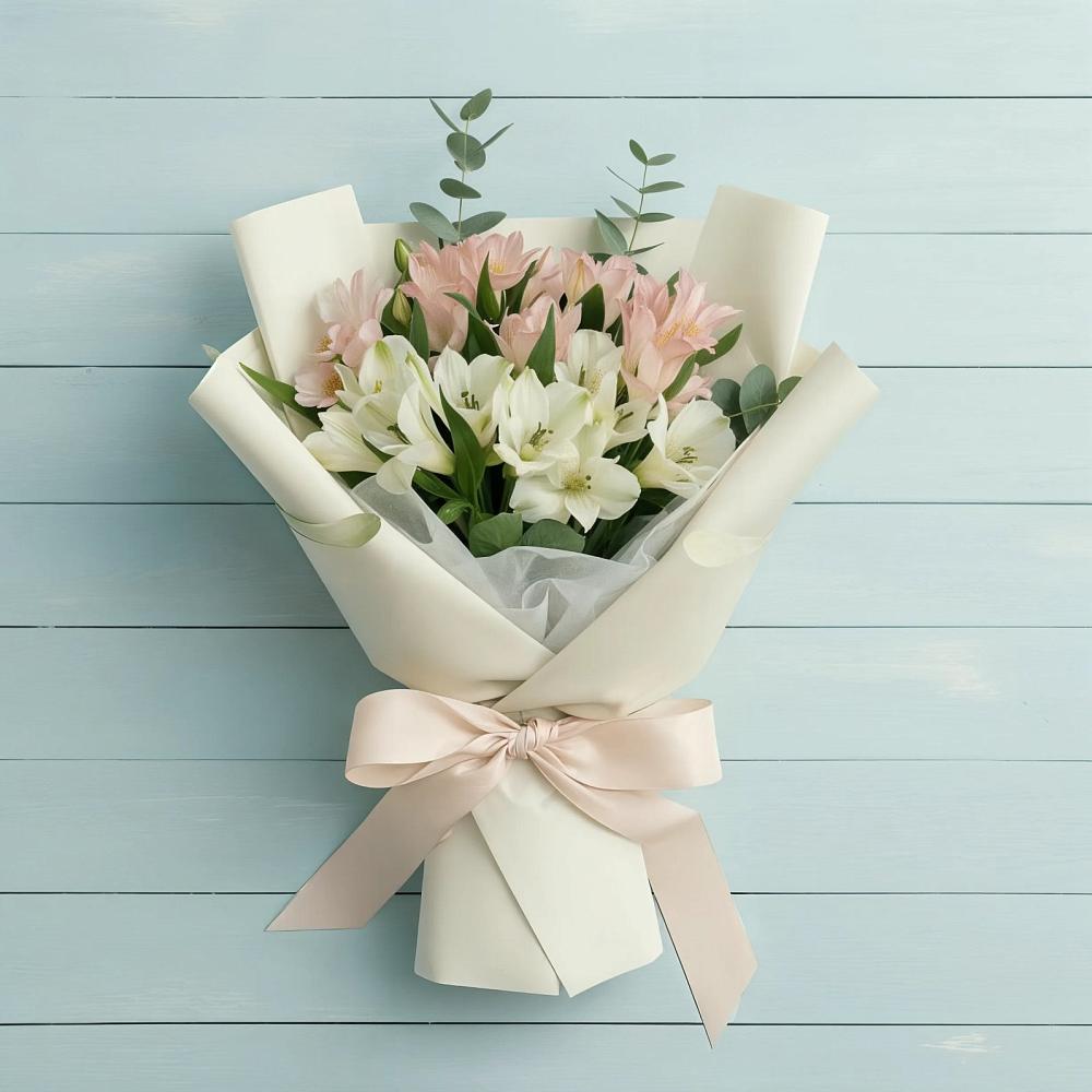 Букет цветов из: Альстромерии в Кривошеино