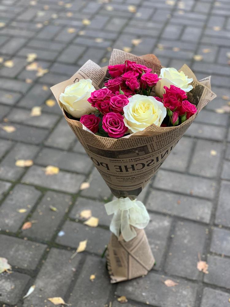 Букет цветов из: Розы в Кривошеино